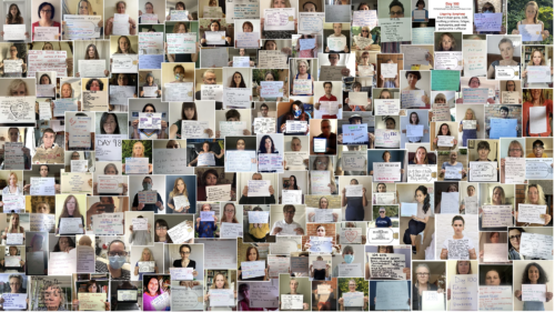Members of the Long COVID Support Group who made a video highlighting their concerns