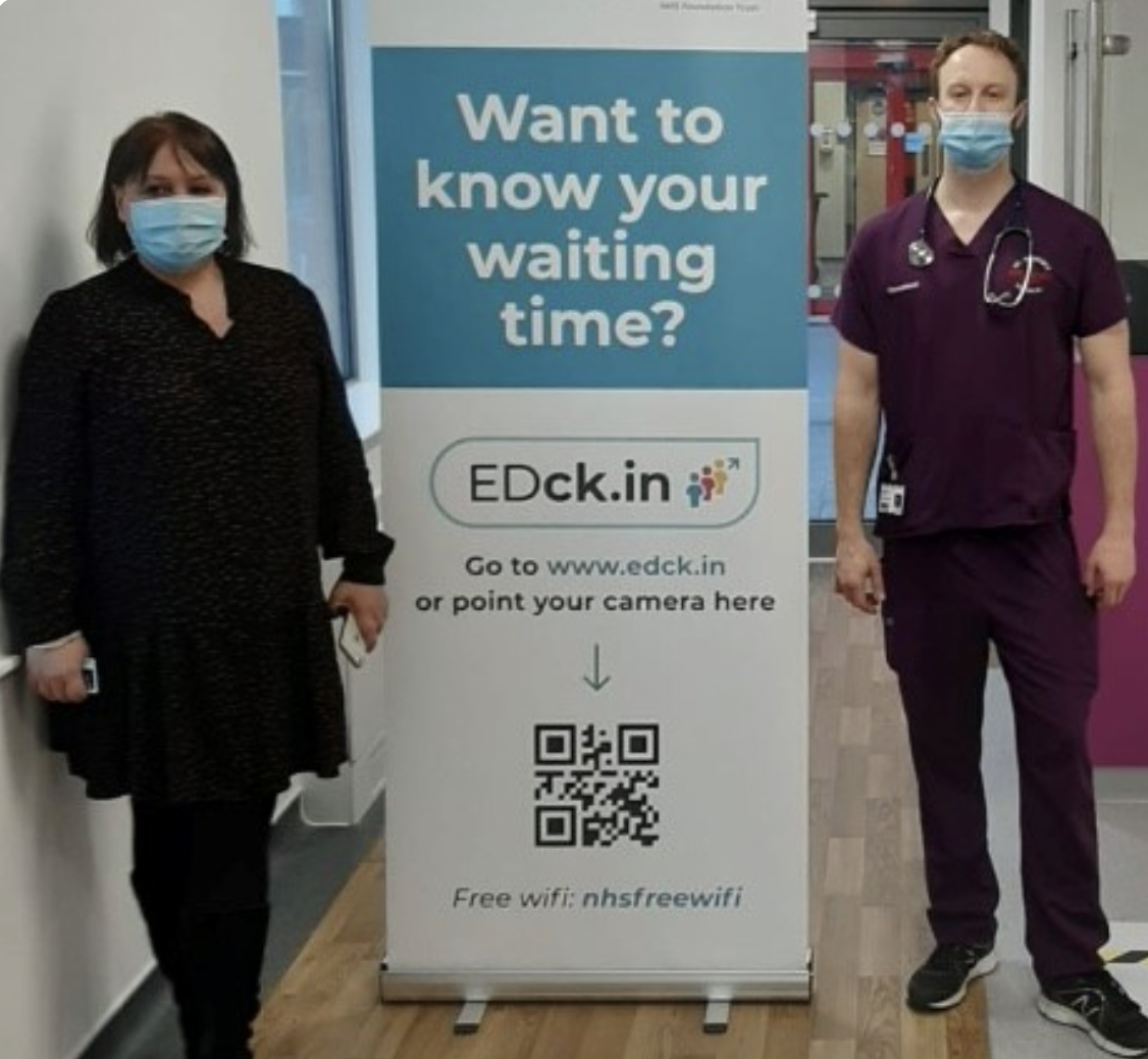 New technology enables A&E patients to check waiting times