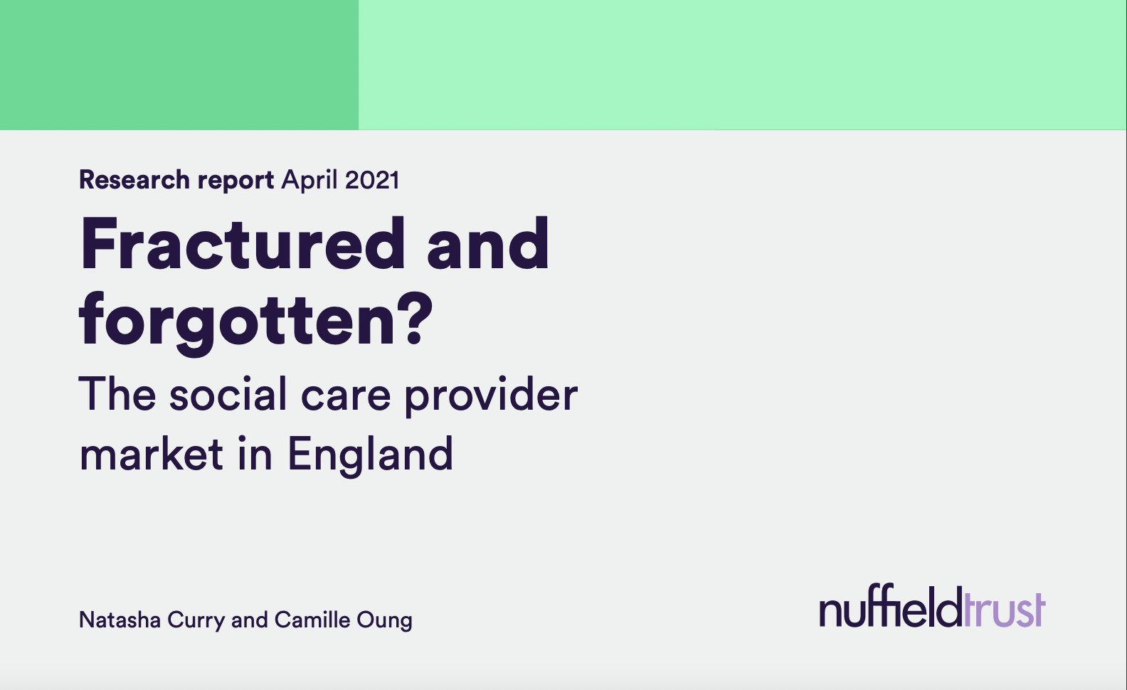 Short-term approach is holding back tech and innovation in social care