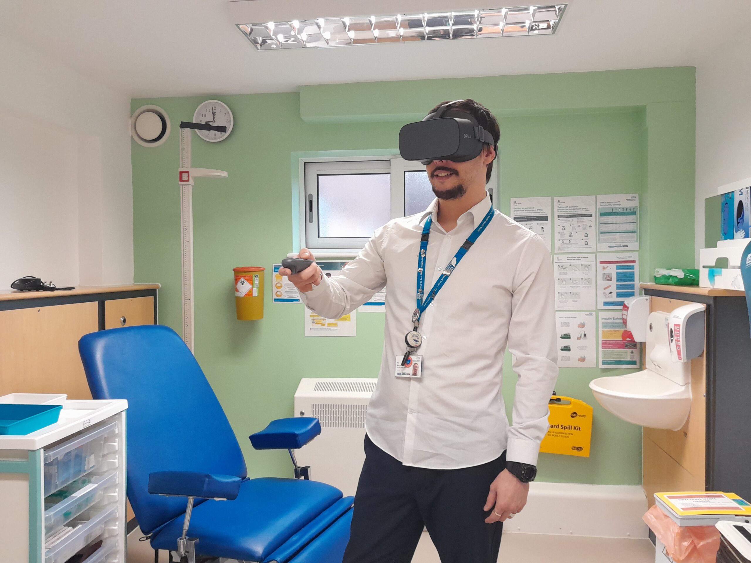 Using VR for training staff
